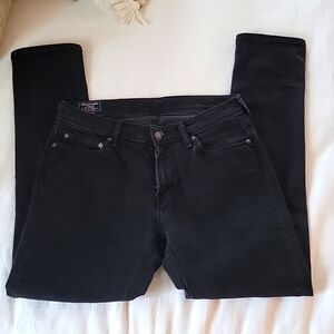 Abercrombie black jeans slim 31x32